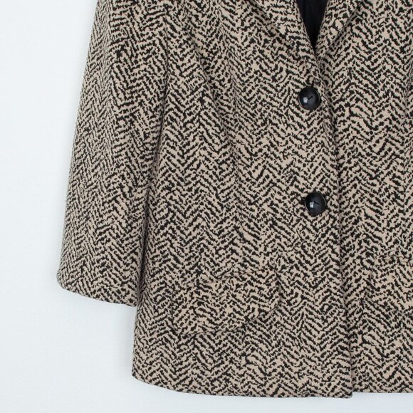 Coldwater Creek Womens Animal Print Single Breast Blazer Jacket Size 12 Chic - Picture 3 of 7